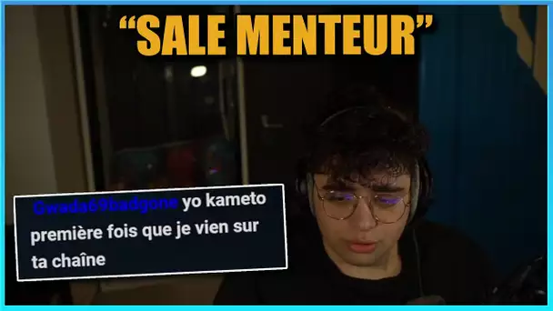 LA PREMIÈRE FOIS D'UN VIEWER SUR LA CHAINE DE KAMETO 😂