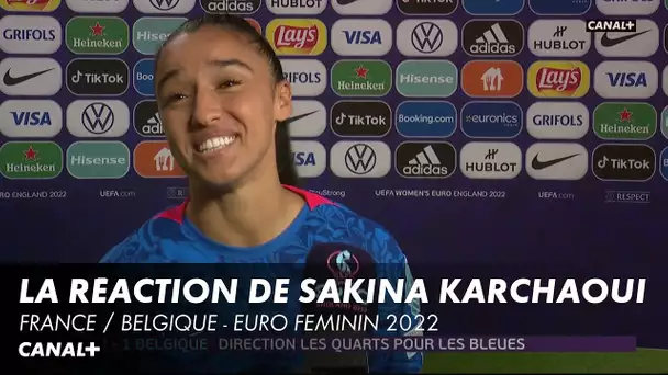 La réaction de Sakina Karchaoui - Euro Féminin 2022