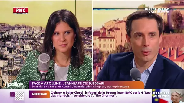 Djebbari : "Ca ne me met pas du tout mal à l'aise de retrouver une activité"