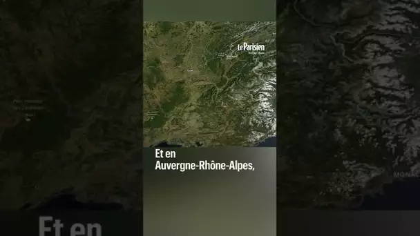 La sécheresse en France vue du ciel, de la Bretagne aux Gorges du Verdon