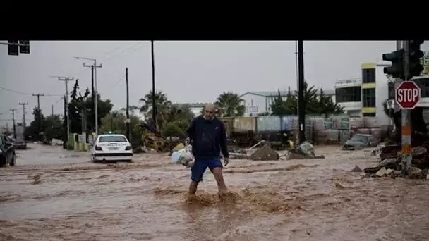 Inondations en Grèce : cinq personnes décédées dont un bébé de huit mois