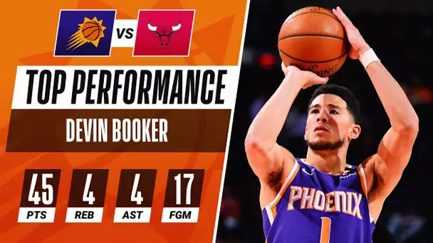 Devin Booker Posts a Season-High 45 PTS in the Suns Win!