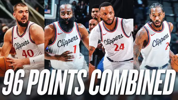 Harden, Kawhi, Powell & Zubac EXPLODE for 96-PTS Combined In San Antonio | January 29, 2025