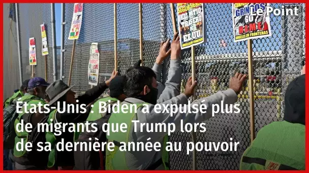 États-Unis : Biden a expulsé plus de migrants que Trump lors de sa dernière année au pouvoir