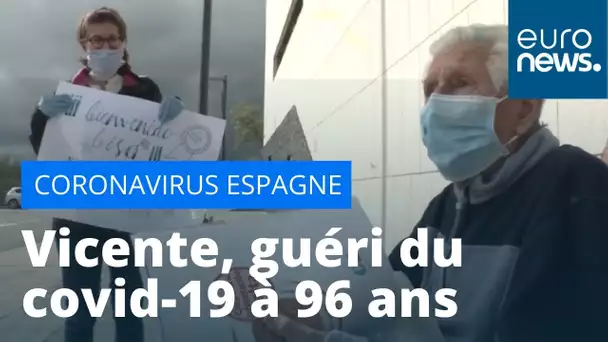 Vicente, 96 ans, guéri du coronavirus en Espagne