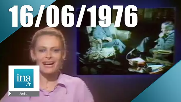 20h Antenne 2 du 16 juin 1976 - Valéry Giscard D'Estaing en direct de l'Elysée | Archive INA