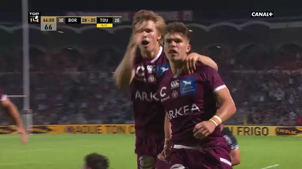 Top 14 - 1ère journée - Bordeaux / Toulouse : L'essai de Jalibert face à Toulouse