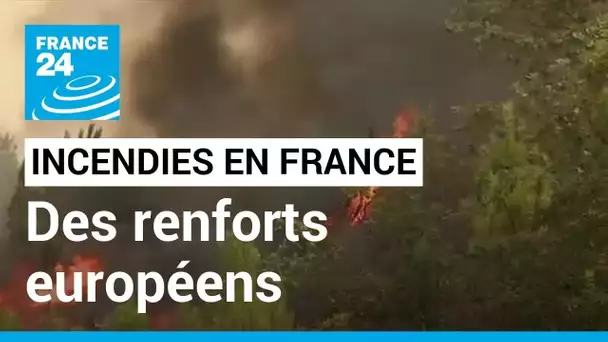 Incendies en Gironde : des renforts européens contre les feux qui se multiplient • FRANCE 24