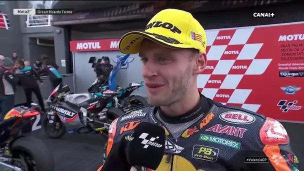 Brad Binder : "Cette bataille avec Tom (Lüthi), c'était très piégeux"