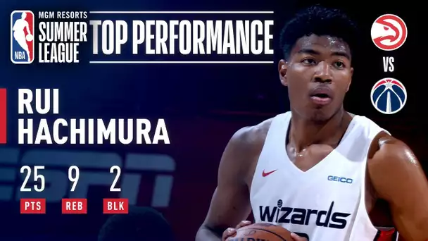 Rui Hachimura Turns In Big Performance VS Atlanta | July 11, 2019