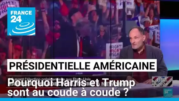 Présidentielle américaine : pourquoi Harris et Trump sont au coude à coude ? • FRANCE 24