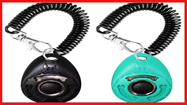 OYEFLY Dog Training Clicker with Wrist Strap Durable Lightweight Easy to Use, Pet Training Clicker