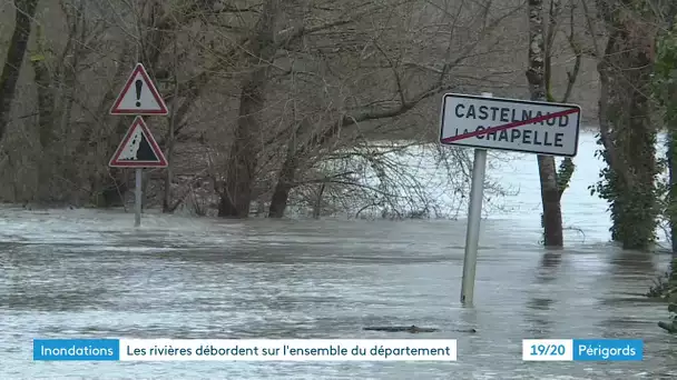 Inondations : les rivières débordent sur l'ensemble du département