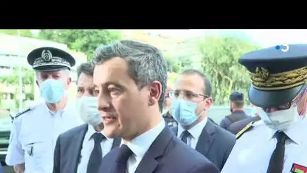 Interview de Gérald Darmanin lors de sa visite à Nice, le 23 juillet 2020