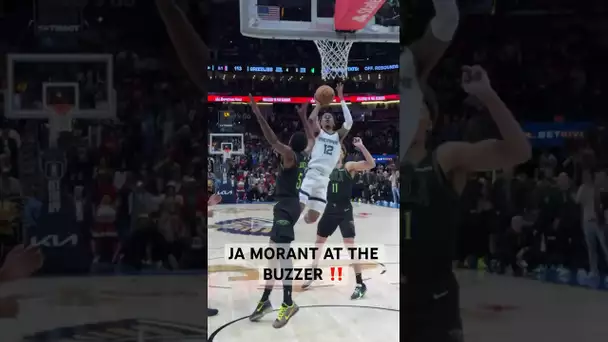 This POV of Ja Morant’s game-winning drive 💪 | #Shorts