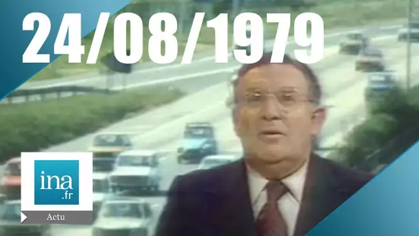 20h Antenne 2 du 24 août 1979 | Les retours de vacances | Archive INA