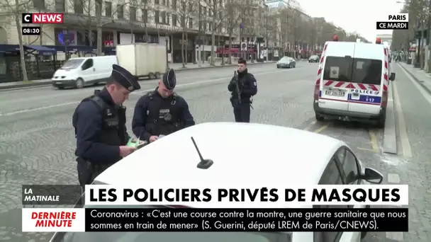 Les policiers privés de masques de protection