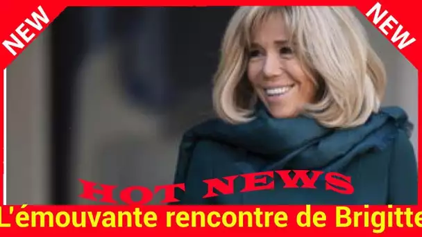 L’émouvante rencontre de Brigitte Macron à l’Elysée