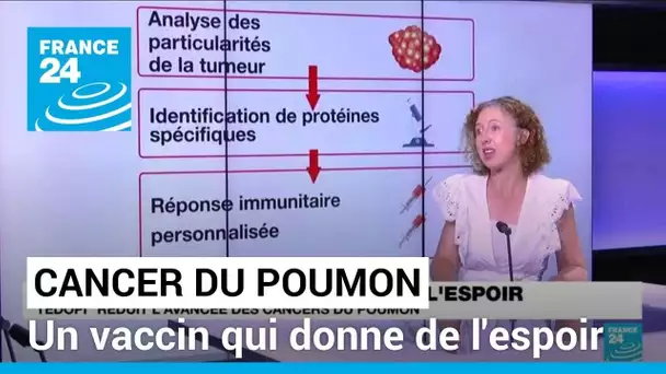 Cancer du poumon : résultats positifs d'un vaccin thérapeutique • FRANCE 24