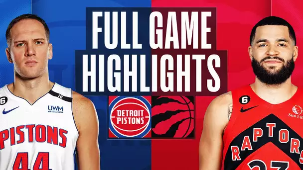 PISTONS at RAPTORS | FULL GAME HIGHLIGHTS | February 12, 2023