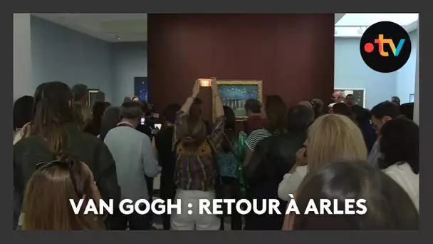 Le retour du tableau "La Nuit étoilée" de Vincnent Van Gogh célébré à Arles