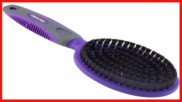 Double Sided Combo Pins and Bristle Brush by Hertzko - For Dogs and Cats with Long or Short Hair