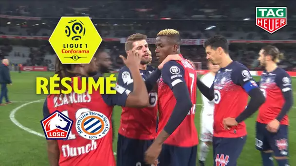 LOSC - Montpellier Hérault SC ( 2-1 ) - Résumé - (LOSC - MHSC) / 2019-20