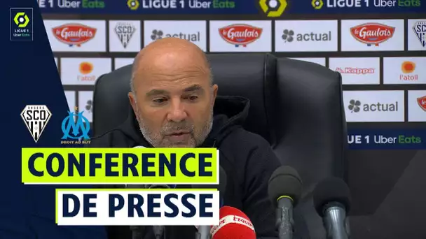 Conférence de presse ANGERS SCO - OLYMPIQUE DE MARSEILLE (0-0)  / 2021/2022