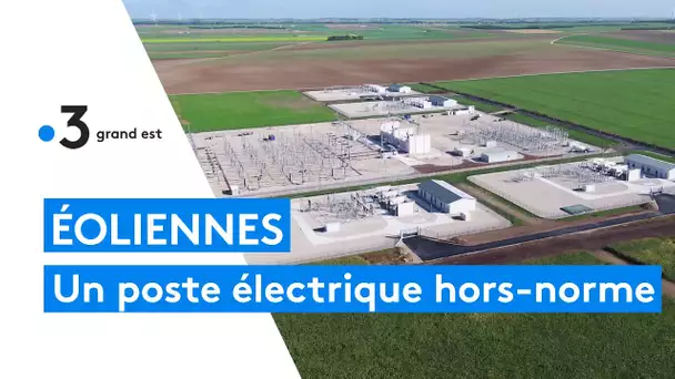 Le premier poste électrique français alimenté à 100% par de l'énergie éolienne