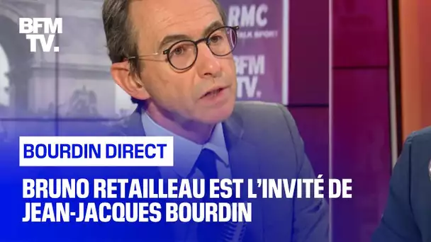 Bruno Retailleau face à Jean-Jacques Bourdin en direct