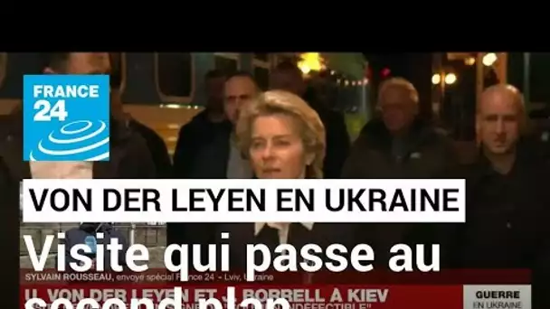 La visite de Von der Leyen et Borrell passe au second plan pour les ukrainiens qui fuient la guerre