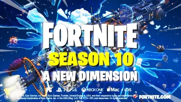 LA SAISON 10 DANS LE FUTUR ET L&#039;ESPACE SUR FORTNITE ... (+ NOUVELLE MAJ ET NOUVELLE ARME)