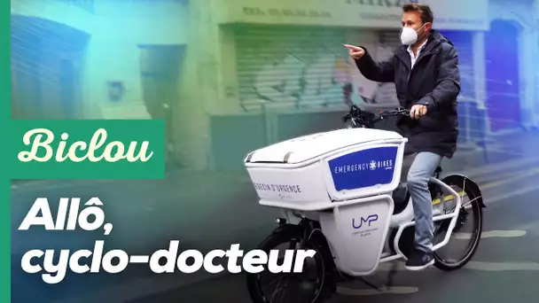 Ce médecin fonce à vélo-cargo chez ses patients