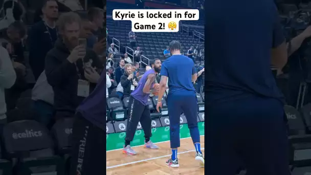 Kyrie Irving gets ACTIVE at open practice in Boston👀 Prior to game 2 of the Finals! 😤| #Shorts