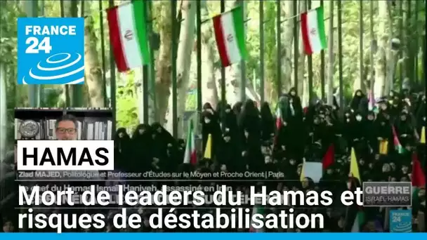 Mort de leaders clés du Hamas et risques de déstabilisation régionale • FRANCE 24