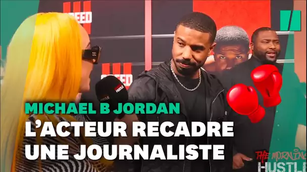 Michael B Jordan recadre (en direct) une journaliste qui se moquait de lui à l’école