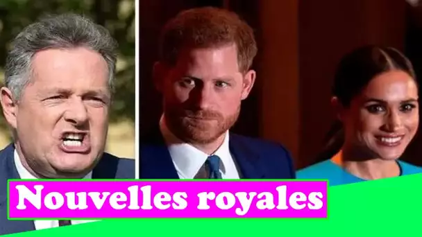 Piers Morgan s'en est pris à Meghan et Harry pour "un c@mouflet cl@ir" à la famille royale à Noël