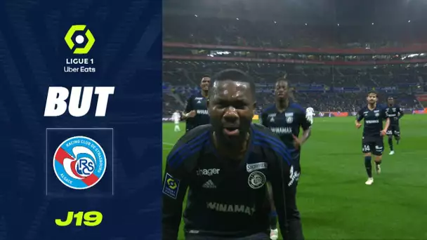 But Jean-Eudes AHOLOU (29' - RCSA) OLYMPIQUE LYONNAIS - RC STRASBOURG ALSACE (1-2) 22/23