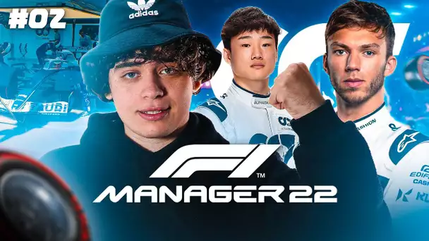 UN GRAND PRIX DIFFICILE POUR PIERRE GASLY & YUKI SUR F1 MANAGER 2022 #2