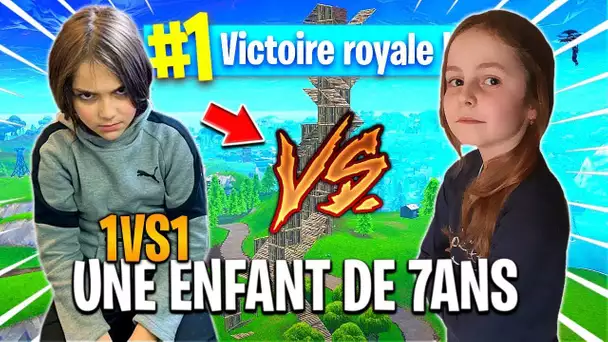 JE 1VS1 UNE ENFANT DE 7 ANS MEILLEUR QUE NINJA SUR FORTNITE !