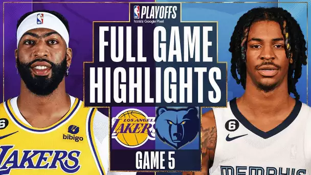 #7 LAKERS at #2 GRIZZLIES | FULL GAME 5 HIGHLIGHTS | April 26, 2023