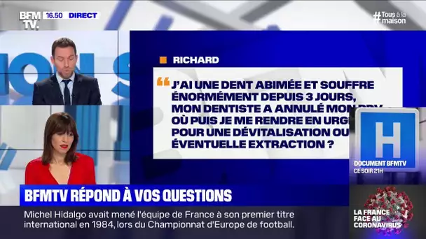 J'ai une dent qui me fait énormément souffrir, puis-je aller aux urgences ?