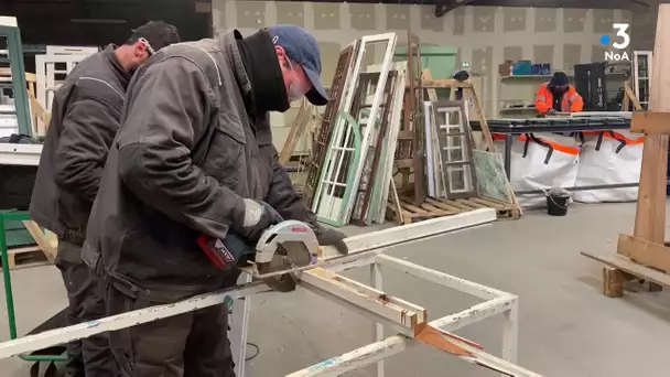 "Tous Les Chemins Mènent à Vous" à Chauvigny (86),VMS recyclage de menuiseries.