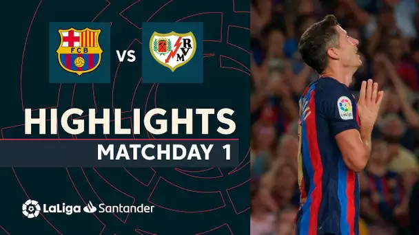 Resumen de FC Barcelona vs Rayo Vallecano (0-0)