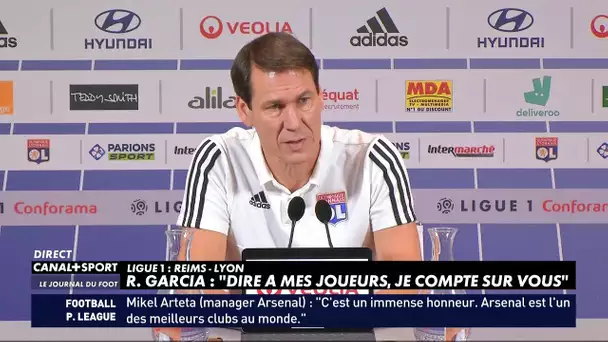 Rudi Garcia : "Je compte sur mes joueurs malgré les blessures"