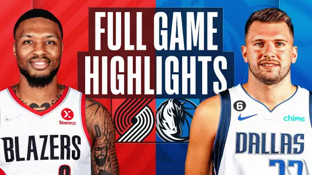 TRAIL BLAZERS at MAVERICKS | NBA FULL GAME HIGHLIGHTS | December 16, 2022