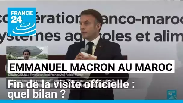 Fin de la visite officielle d'Emmanuel Macron au Maroc : quel bilan ? • FRANCE 24