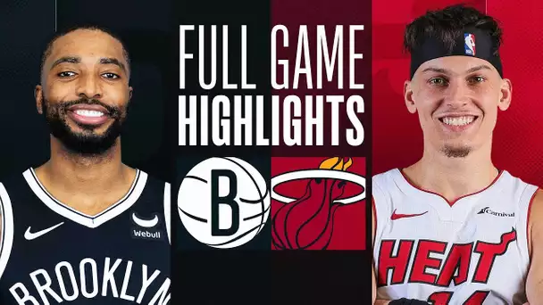 NETS at HEAT | FULL GAME HIGHLIGHTS | November 1, 2023