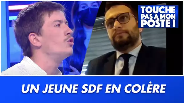 Alexandre, SDF de 19 ans, face à Gregory Bozonnet, directeur du cabinet de la mairie de Montpellier