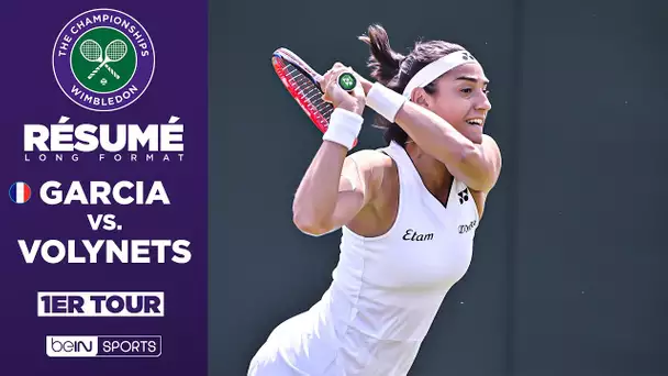 Résumé - Wimbledon : Caroline Garcia VS Katia Volynets